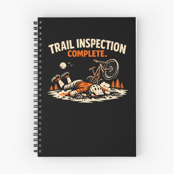 Item preview, Trail Inspection Complete Mountain Biking Funny Mtb designed and sold by Trippy-Toad.