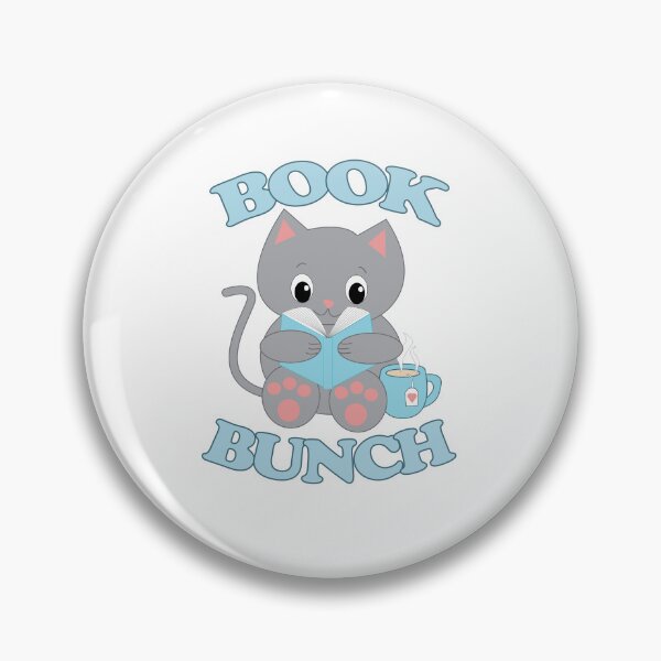 Item preview, Cat reading a book, cozy cat reading, gift for book lovers Book Bunch designed and sold by ValeriesGallery.