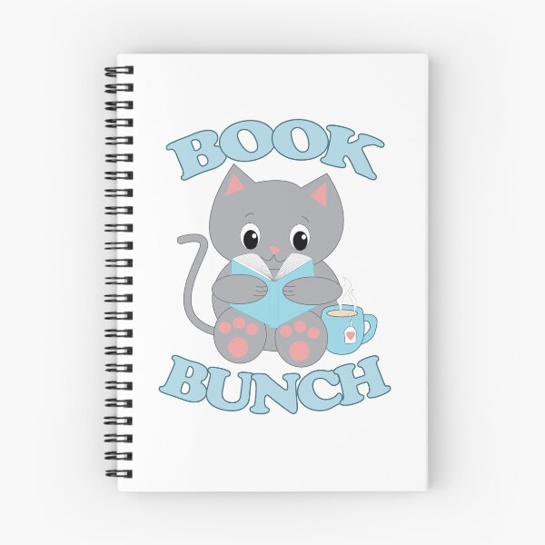 Item preview, Cat reading a book, cozy cat reading, gift for book lovers Book Bunch designed and sold by ValeriesGallery.