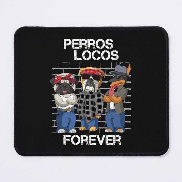 Item preview, Perros Locos Forever Cartoon Dog Gang Design designed and sold by Erin Travis.