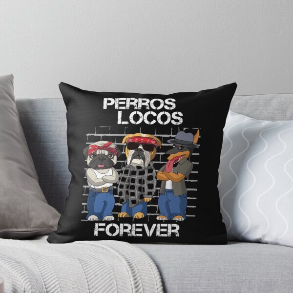 Item preview, Perros Locos Forever Cartoon Dog Gang Design designed and sold by Erin Travis.