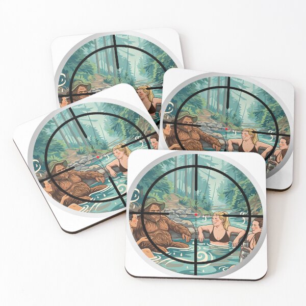 Item preview, Funny Bigfoot Sighting - Rizz in The Hot Springs designed and sold by Spank My Yeti.
