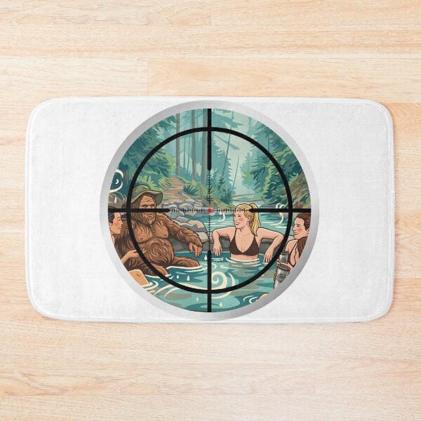 Item preview, Funny Bigfoot Sighting - Rizz in The Hot Springs designed and sold by Spank My Yeti.