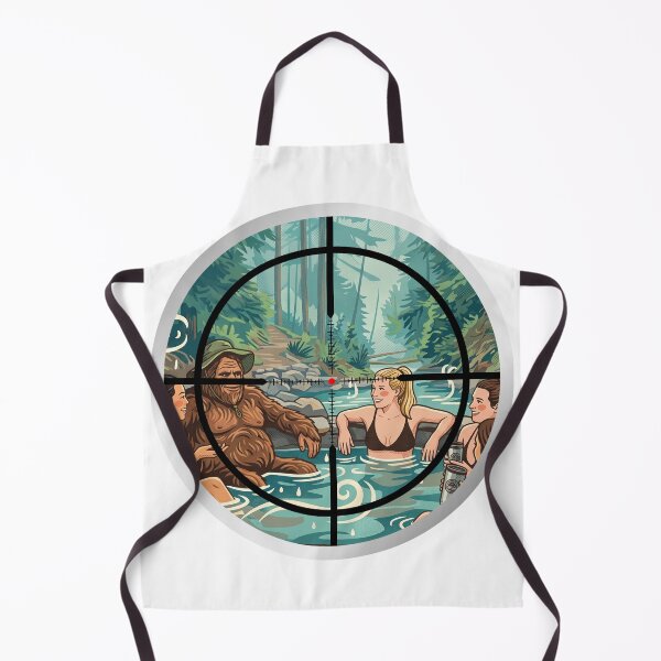 Item preview, Funny Bigfoot Sighting - Rizz in The Hot Springs designed and sold by Spank My Yeti.