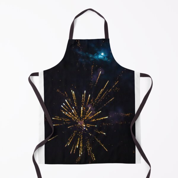 Item preview, Colorful Fireworks Explosion Over Night Sky Celebrating Holiday Event With Red Green Sparks And Smoke designed and sold by Nmallia.
