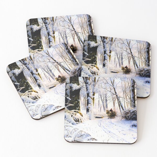 Item preview, Forest in Winter - Peder Mork Monsted  designed and sold by Jon-Baran.
