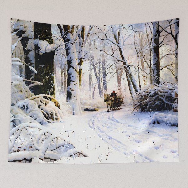 Item preview, Forest in Winter - Peder Mork Monsted  designed and sold by Jon-Baran.