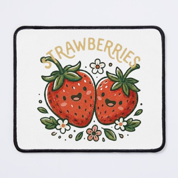 Item preview, Retro Cute Strawberries designed and sold by The best online style shop.