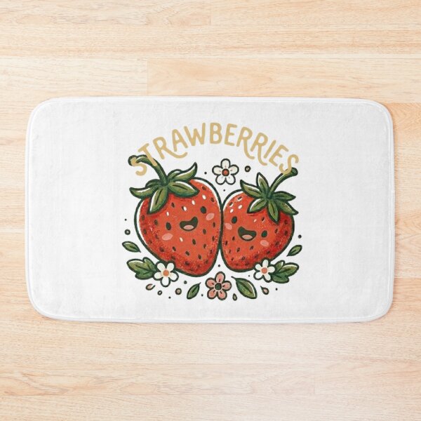 Item preview, Retro Cute Strawberries designed and sold by The best online style shop.