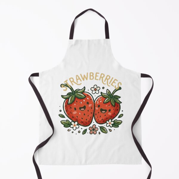 Item preview, Retro Cute Strawberries designed and sold by The best online style shop.