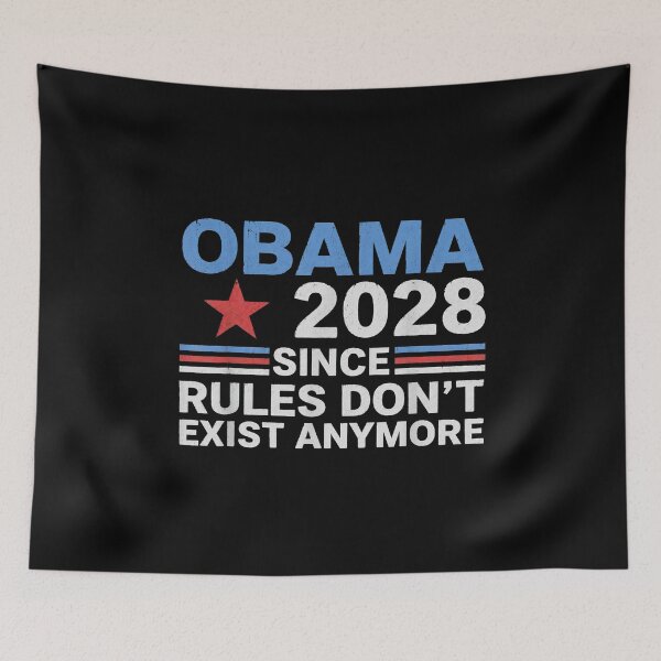 Item preview, Obama 2028 Since Rules Don’t Exist Anymore Political Satire designed and sold by egabilo.