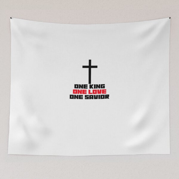 Item preview, ONE KING, ONE LOVE, ONE SAVIOR CHRISTIAN APPAREL designed and sold by VFamdesigns.