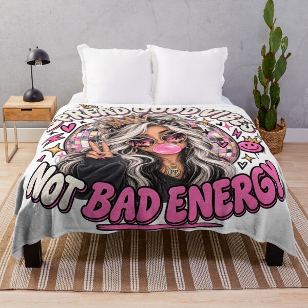 Item preview, Spread Good Vibes Not Bad Energy designed and sold by The Positivity Princess.