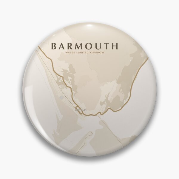 Item preview, Barmouth Map Poster - Egyptian Cotton Light designed and sold by Patterned by Pixels.