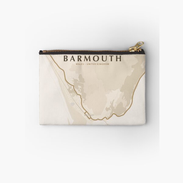 Item preview, Barmouth Map Poster - Egyptian Cotton Light designed and sold by Patterned by Pixels.