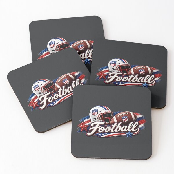 Item preview, American Football – Red White & Blue Patriotic Sports Design designed and sold by HO•Designs.