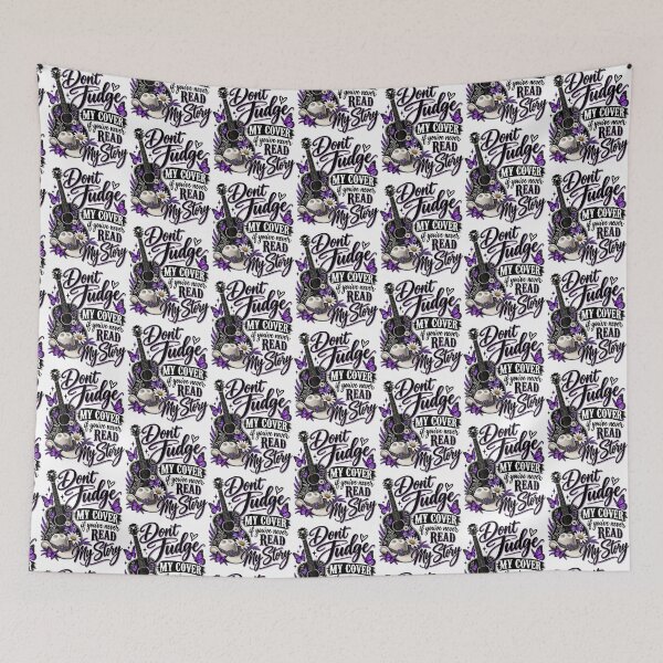 Item preview, don't judge my cover read my story  designed and sold by OCD_JESSICA.