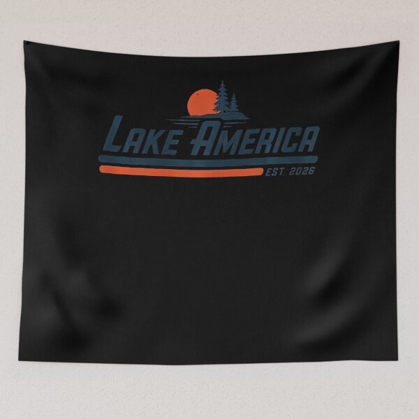 Item preview, Lake America Est 2026 Retro Vintage Patriotic USA designed and sold by HaytamShop.