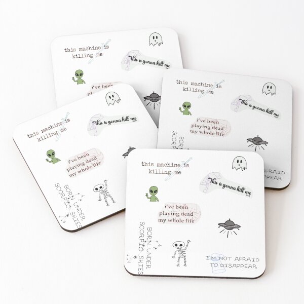 Item preview, Phoebe Bridgers Lyrics Sticker Sheet designed and sold by Peace, Love & Pugs.
