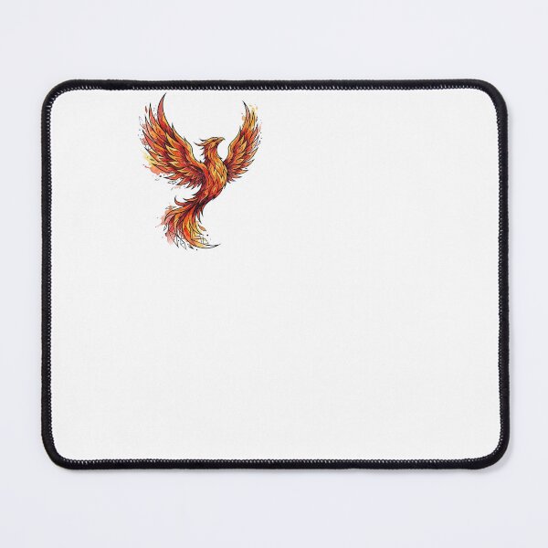 Item preview, Watercolor Geometric Rising Phoenix Bird Art designed and sold by ehabm15.