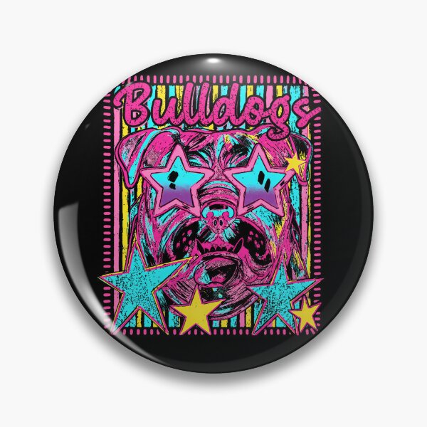 Item preview, Colorful Retro Bulldog Dog Lover Star Graphic designed and sold by Trippy-Toad.