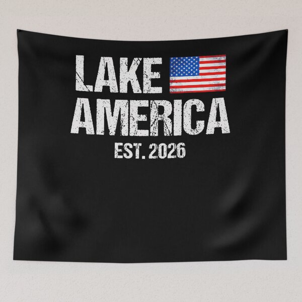 Item preview, Lake America Est 2026 Vintage Patriotic Americana designed and sold by HaytamShop.