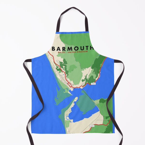 Item preview, Barmouth Map Poster - Comic Room designed and sold by Patterned by Pixels.