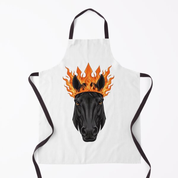 Item preview, King Fire Horse 2026 - Black Horse Fire Crown designed and sold by Fulaly.