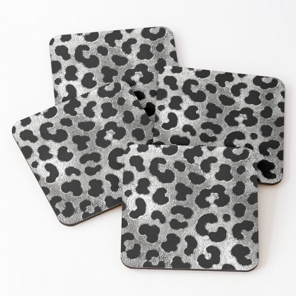 Item preview, Black & White Abstract Leopard Print – Wild Animal Pattern designed and sold by ZYVARENNE.
