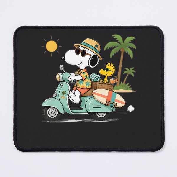 Item preview, Cute Beagle Dog Riding A Vintage Scooter Summer Vacation Art Print | Limited Edition designed and sold by T**** A********.