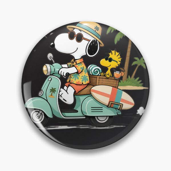 Item preview, Cute Beagle Dog Riding A Vintage Scooter Summer Vacation Art Print | Limited Edition designed and sold by T**** A********.