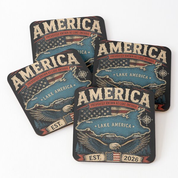 Item preview, Lake America USA Previously Ontario Canada Funny designed and sold by HaytamShop.