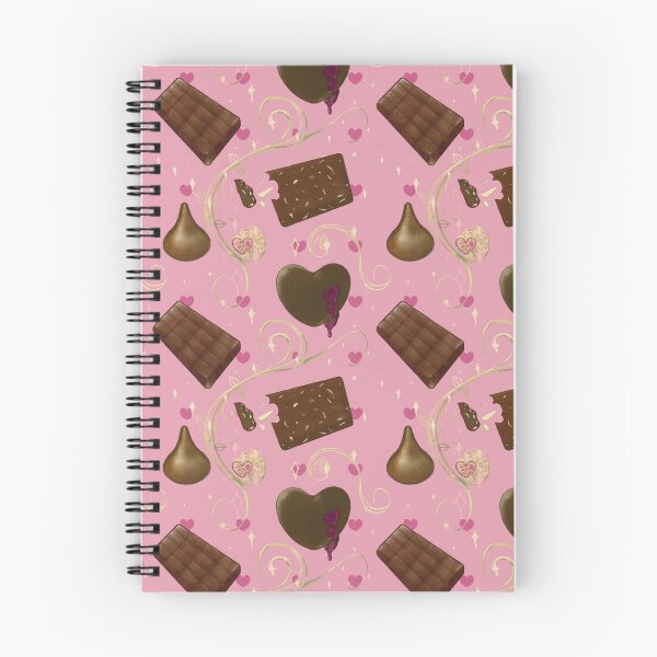 Item preview, Chocolate Lovers Hearts and Gold Filigree Pattern designed and sold by GreyGnu.