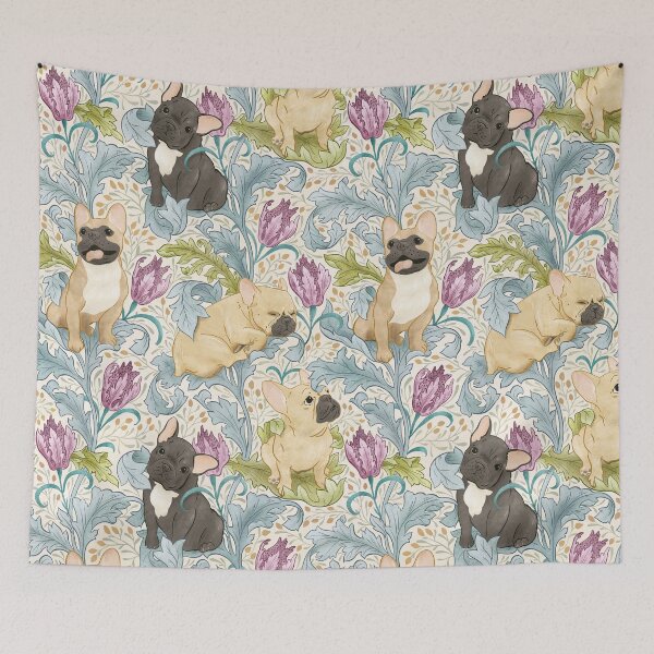 Item preview, William Morris french bulldog designed and sold by Gaia Marfurt.