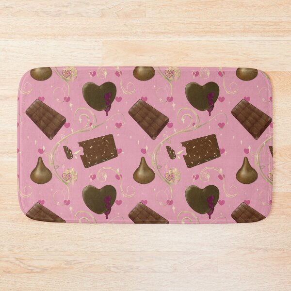 Item preview, Chocolate Lovers Hearts and Gold Filigree Pattern designed and sold by GreyGnu.