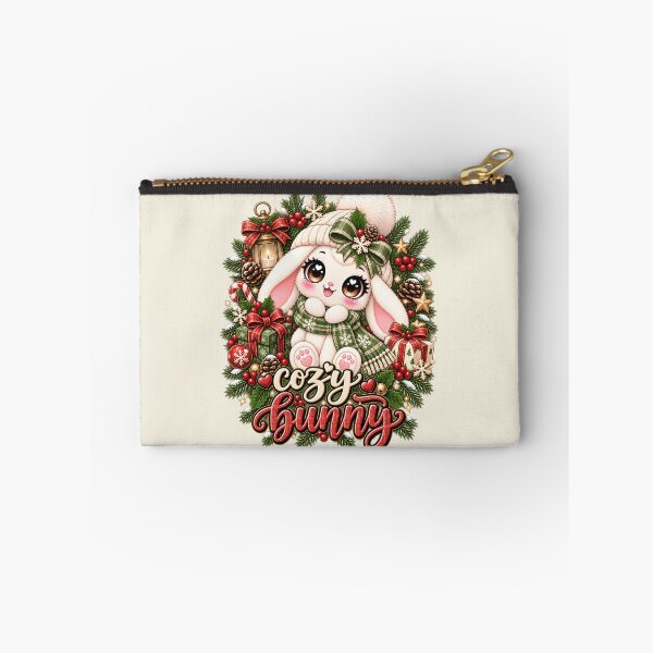 Item preview, Cozy Bunny Cottagecore Christmas – Cute Bunny Rustic Farmhouse Holiday Gift designed and sold by SaNaCreation13.