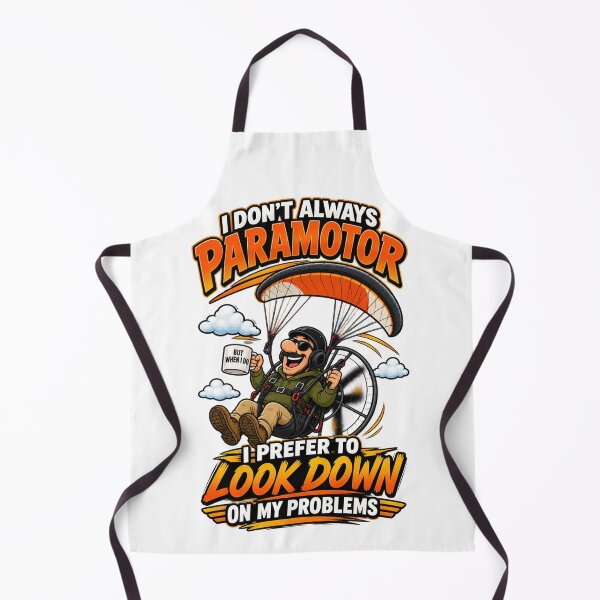 Item preview, Paramotor Life – Look Down on Your Problems designed and sold by MJ3in1.