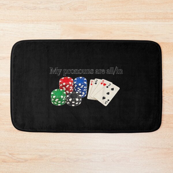 Item preview, My Pronouns are All in Funny Poker Player Gambling designed and sold by GalenoHenley.