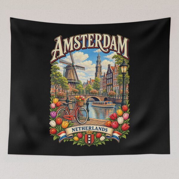 Item preview, Amsterdam Canal Dreams designed and sold by RockitBaby.