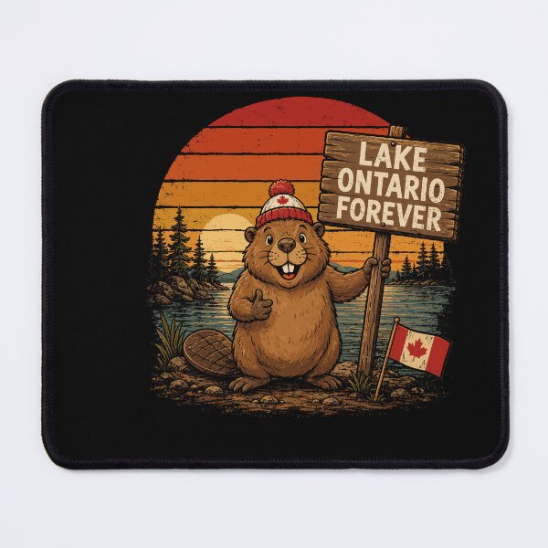 Item preview, Lake Ontario Forever Funny Beaver Anti Lake America designed and sold by stershopepie.