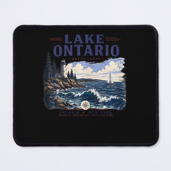 Item preview, Lake Ontario Forever Vintage Lake Life Design designed and sold by HaytamShop.