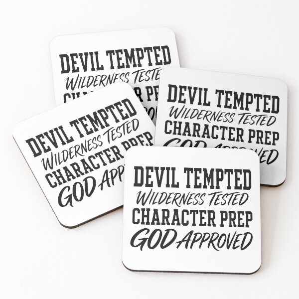 Item preview, devil tempted god approved designed and sold by OCD_JESSICA.