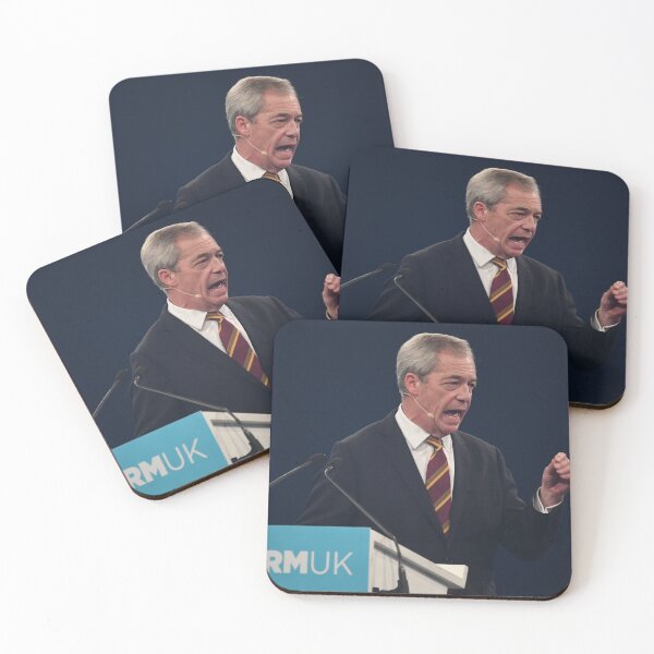 Item preview, Nigel Farage, Reform Party designed and sold by STFPhotoAgency.
