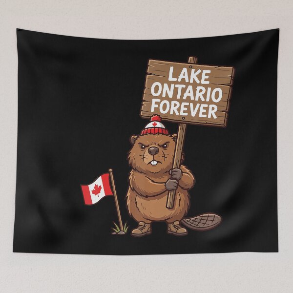 Item preview, Lake Ontario Forever Funny Beaver Canadian Pride designed and sold by stershopepie.