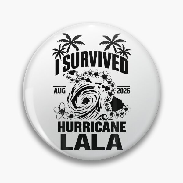 Item preview, I Survived Hurricane La-La Hawaii Tropical Vacation Hibiscus designed and sold by Krwasatoune.