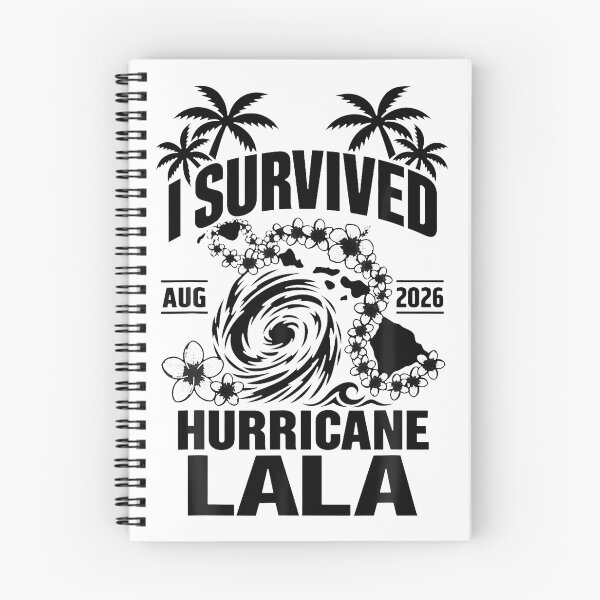 Item preview, I Survived Hurricane La-La Hawaii Tropical Vacation Hibiscus designed and sold by Krwasatoune.
