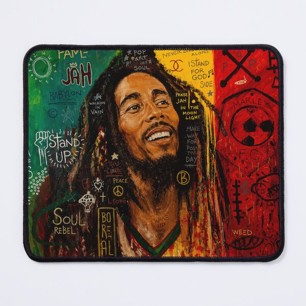 Item preview, bbob Marley, Soul Rebel – Reggae Neo Pop Street Art designed and sold by Boreal Apparel.