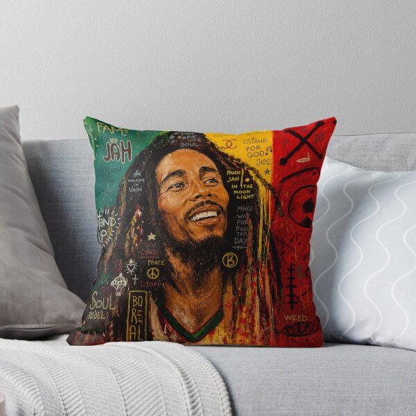 Item preview, bbob Marley, Soul Rebel – Reggae Neo Pop Street Art designed and sold by Boreal Apparel.