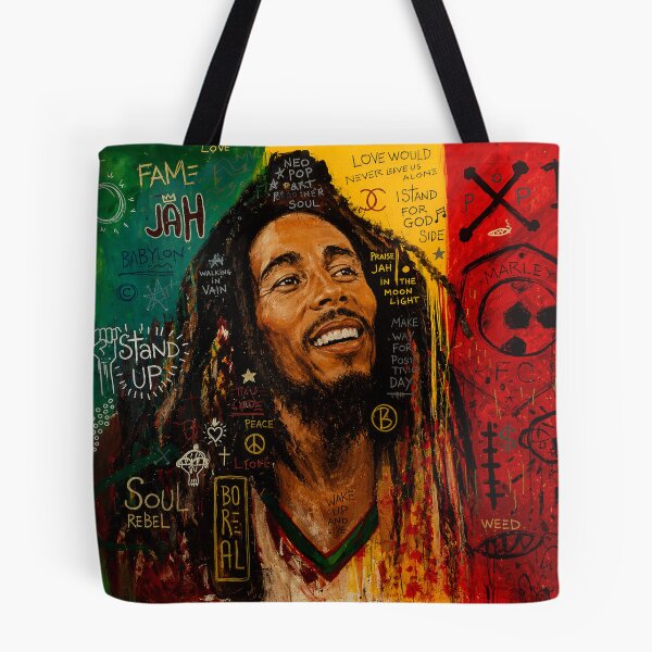Item preview, bbob Marley, Soul Rebel – Reggae Neo Pop Street Art designed and sold by Boreal Apparel.