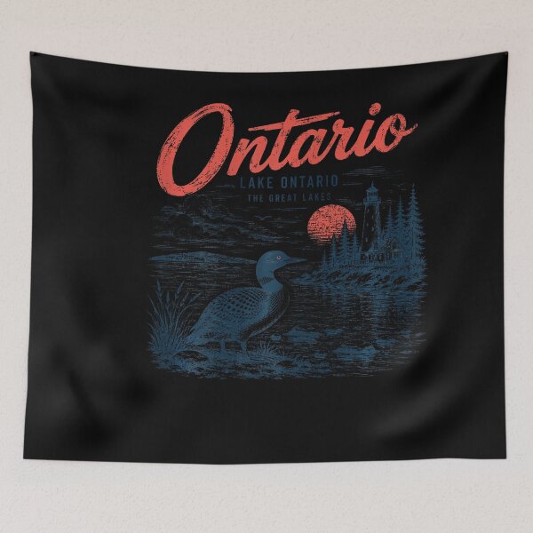 Item preview, Lake Ontario Funny Loon Vintage Est 1615 Design designed and sold by stershopepie.